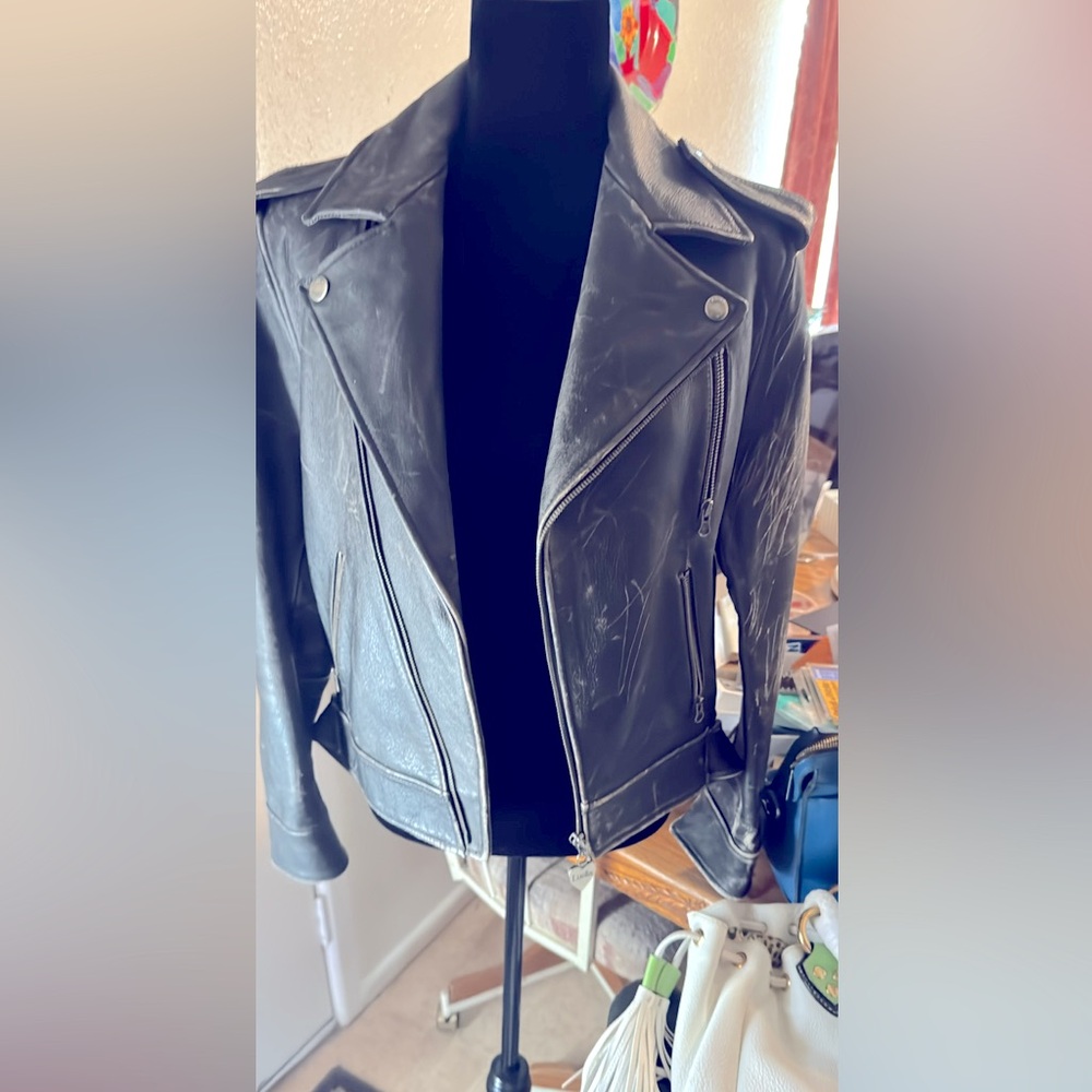 Luella Black Leather Jacket